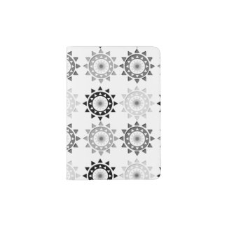 Black and Gray Suns Passport Holder