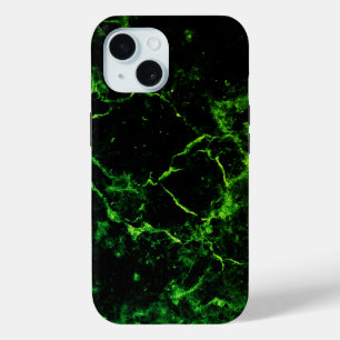 Black and Green Abstract Custom Phone Case