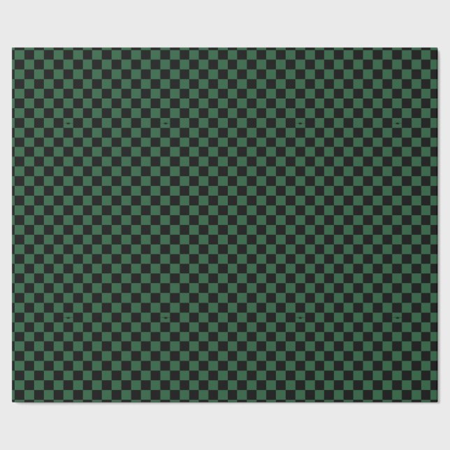 Black and Green Checkered with F-35s Wrapping Paper (Seam)