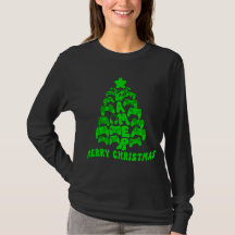 Black and Green Christmas Tree with Controllers