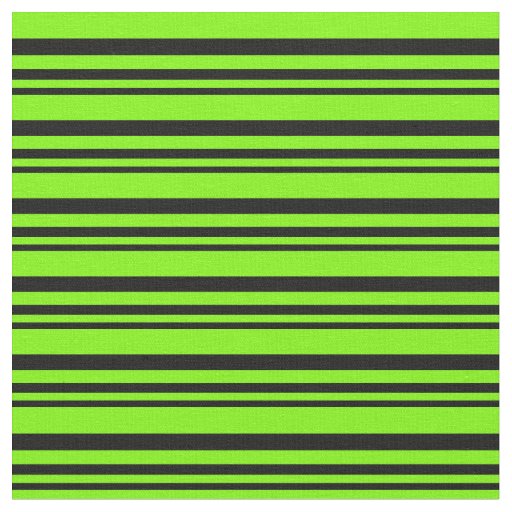 Black and Green Colored Lined/Striped Pattern Fabric