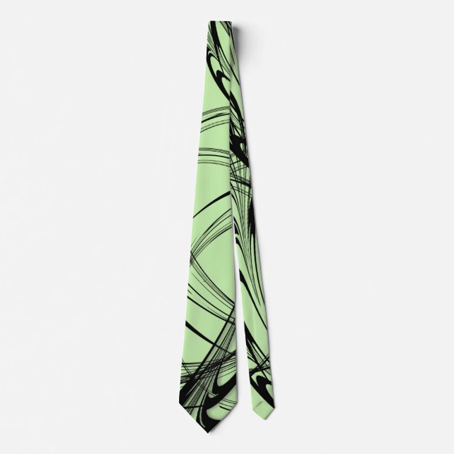 Black and Green Fern Glen Tie (Front)