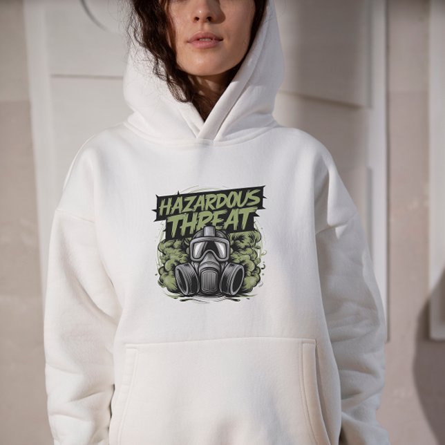 Black and Green Hazardous Threat Hoodie Sweatshirt (Creator Uploaded)