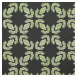Black and Green Modern Urban Pattern Fabric
