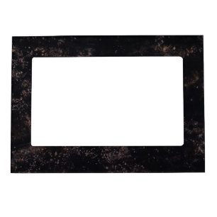 Black and Grey Asphalt Magnetic Photo Frame