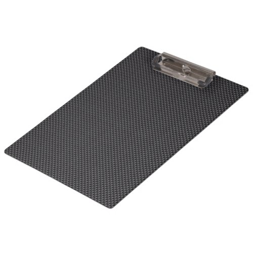 Black and Grey Carbon Fiber Polymer Clipboard