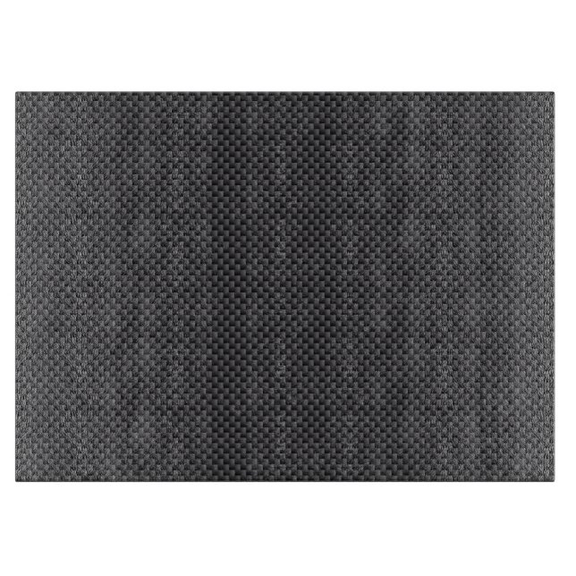 Black and Grey Carbon Fiber Polymer Cutting Board (Front)
