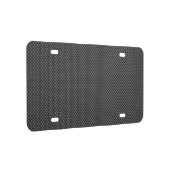 Black and Grey Carbon Fiber Polymer License Plate | Zazzle