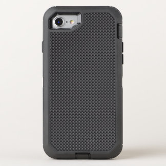 Black and Grey Carbon Fiber Polymer OtterBox Defender iPhone SE/8/7 Case