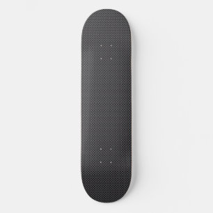 Black and Grey Carbon Fiber Polymer Skateboard Deck