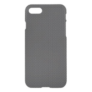 Black and Grey Carbon Fiber Polymer iPhone SE/8/7 Case