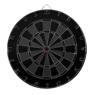 Black and Grey Dart Board