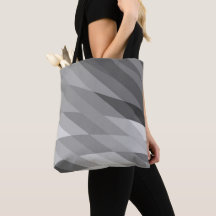 Black and Grey Geometric Abstract Vibrant