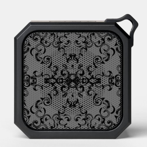 Black and Grey Swirls Smoke Bluetooth Speaker