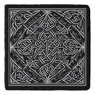 Black and Greystone Ancient Celtic Pattern Trivet