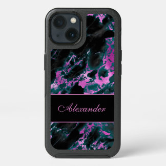 Black and Hot Pink Otterbox iPhone Case