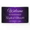 Black and Indigo Purple Gradient Wedding
