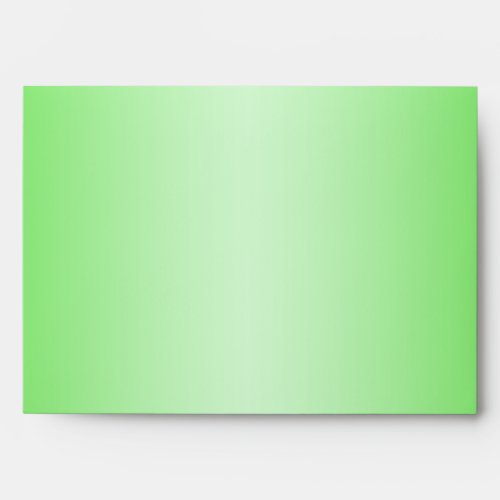 Black and Lime Polka Dot Envelope for 5x7 Sizes
