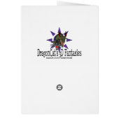 Black and Majestic Card (Back)