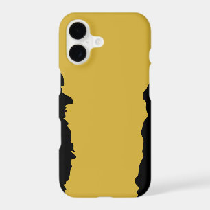 Black and Metallic Gold Unique Stylish iPhone 17 Case