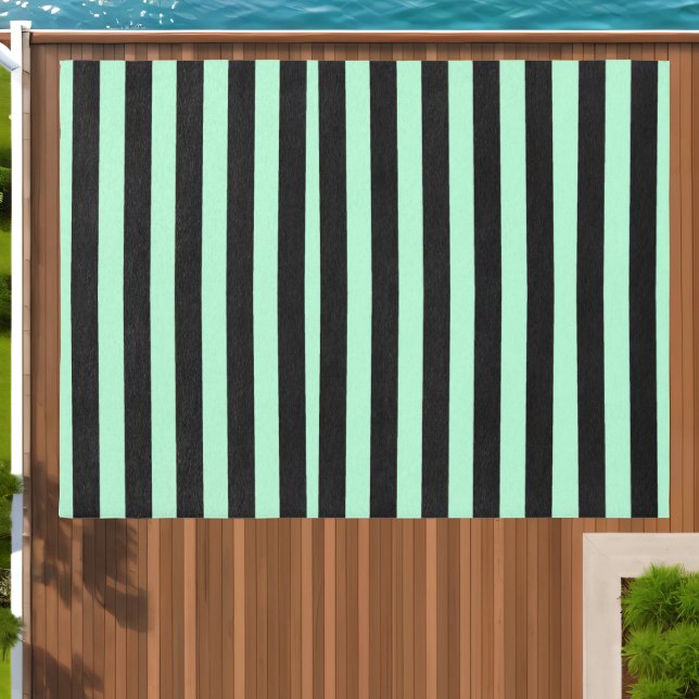 Black and Mint Green Outdoor Rug (Insitu (Outdoor 1))