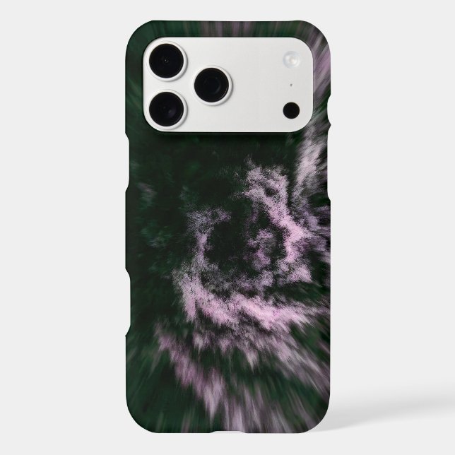 Black and mixture of colors iPhone case (Back)