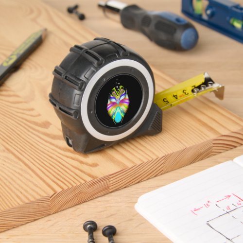 Black and Multicolor Oracle Owl Tape Measure