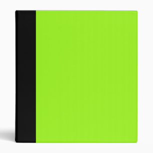 Black and Neon Green Binder