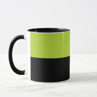 Black and Neon Green Mug