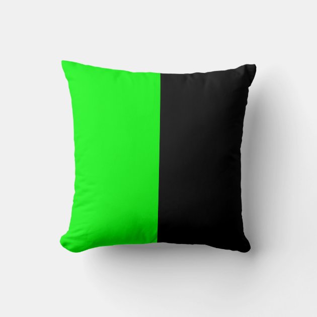 Neon store green pillows