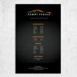 Black and Orange Auto Detailing, Auto Repair Flyer<br><div class="desc">A fluid illustration of an orange sportscar set on a black background becomes the perfect identity for any auto business on this customizable flyer. Great for auto detailers, auto repair, car dealerships, car washes, etc. Personalize this flyer template with your price lists, service menus, special promotions and more. © 1201AM...</div>