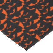 black and orange bats halloween pattern tablecloth (Angled)