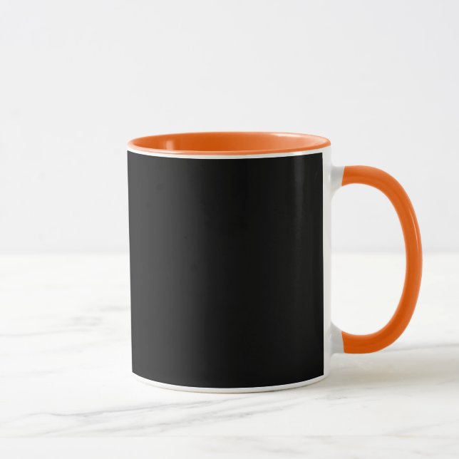 Black and Orange Combo Mug (Right)