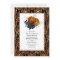 Black and Orange Floral Gothic Halloween Wedding