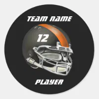 An Orange And Black Football Helmet Clipart Vector, Sticker Design