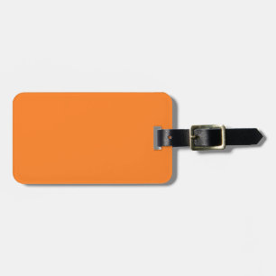 Black and Orange Luggage Tag