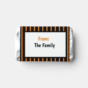 Black and Orange Pumpkin Halloween Hershey's Miniatures