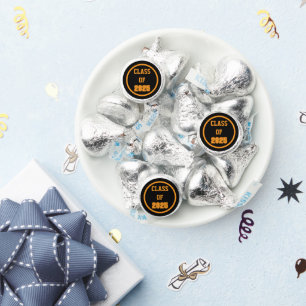 Black and Orange School Colors Class Year Hershey®'s Kisses®