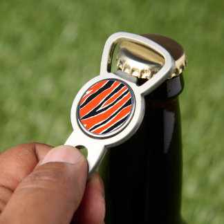 Black and Orange Tiger Strip Design Divot Tool