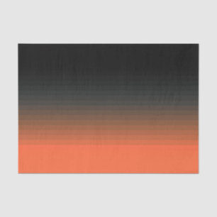 Black and Orange Tissue Paper