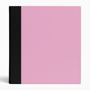 Black and Pastel Pink Binder