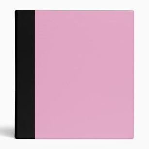 Personalize Your Own Solid Pink Background Color Binder Stay Organized Today Zazzle