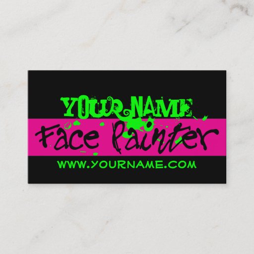 Customizable Black and Pink Business Card Templates