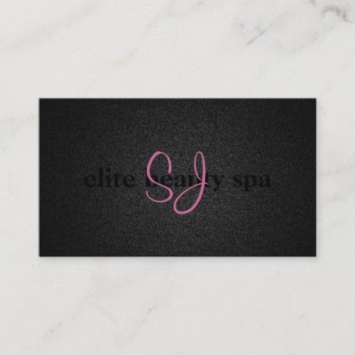 Black and Pink Business Card