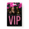 Black and Pink Customizable VIP All Access Badge