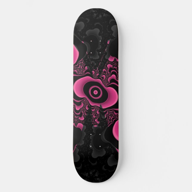 black and pink fractal butterfly deck (Front)