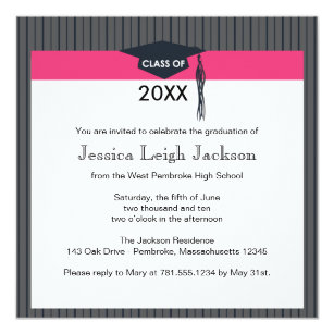 8th Grade Graduation Invitations Zazzle