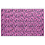 Black and Pink Leopard Print Fabric