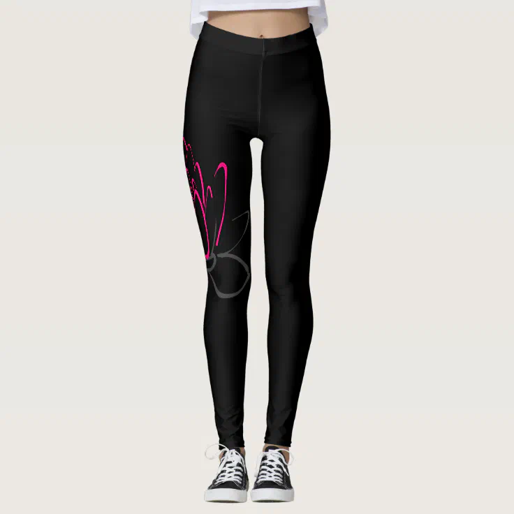 Pink Lotus Yoga Pants