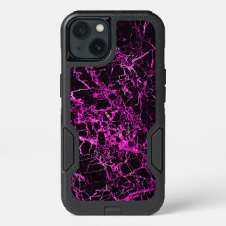 Black and Pink Marble, iPhone 13 Case